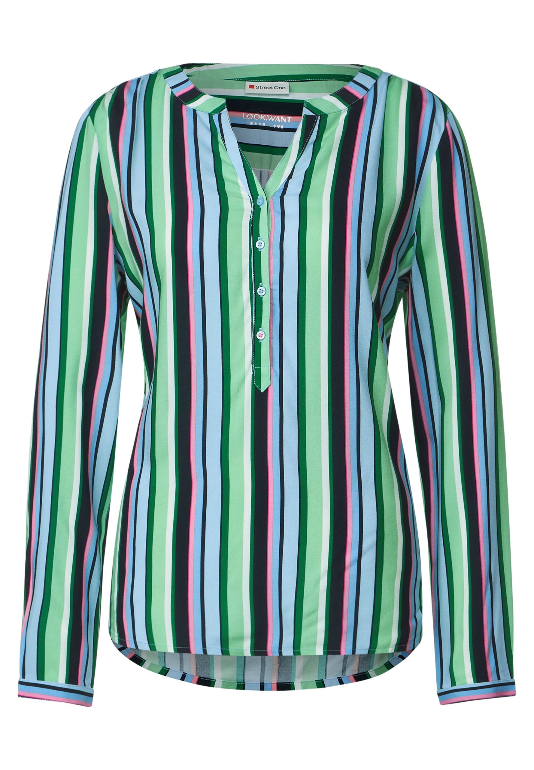 STREET ONE - Bluse mit Streifenmuster - Modehaus Gutbrod | V-Shirts